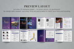 Canva Business Conference Program Book Template Product Image 3
