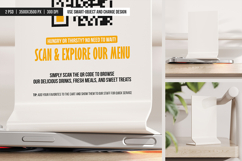 QR Code Menu Sign Mockup Product Image 3