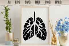 Stencil Human Lungs Product Image 3