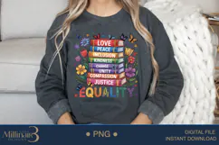 Equality Pride Month Png,Kindness Png, Love Is Love Png Product Image 3