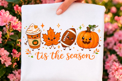 Tis the Season Fall Football Pumpkin Product Image 1