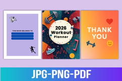 2026 Workout Planner Product Image 3