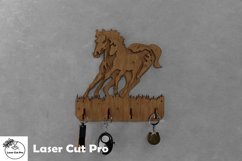 Running Horse Wall Coat Rack Wall Door Hook Lamp Hanger Product Image 3