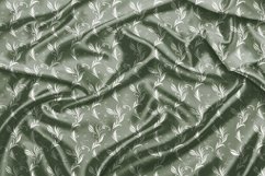 Leaves and Curls Monochrome Seamless Pattern Product Image 3