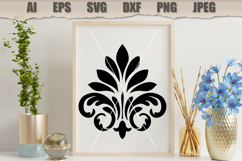 Stencil Heraldic Damask Product Image 3