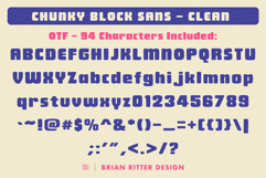Chunky Block Sans Font Product Image 4