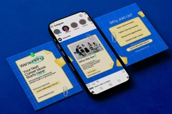 Company Hiring Instagram Carousel &amp; Canva template Product Image 3