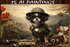 COLLAGE OF ADVENTURERS - Pack of 15 Printable images AI Product Image 3