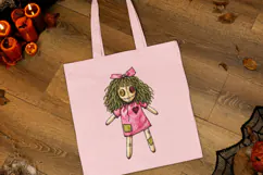 Creepy & Cute Halloween Rag doll PNG for sublimation or DTF Product Image 3