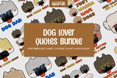 Cute Dog Lover Quotes Sublimation Tee Design Product Image 1