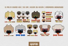 Cute Dog Lover Quotes Sublimation Tee Design Product Image 6