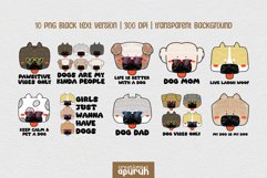 Cute Dog Lover Quotes Sublimation Tee Design Product Image 3