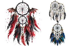 Gothic Dreamcatcher Halloween PNG Product Image 3