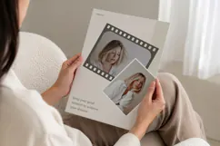 Film Strip Neutral Photo Collage Editable Canva Template Product Image 3