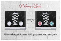 Monogram Sneaker patterns for 20oz SKINNY TUMBLER. Product Image 3