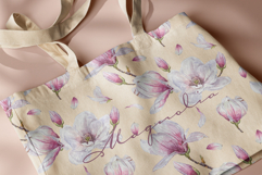 Magnolia in bloom watercolor clipart set Product Image 4