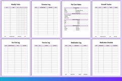 Pet Care Planner Canva Interior Product Image 3