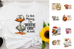 Sarcastic Farm Animal Quotes PNG Bundle Product Image 3