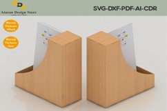 Laser Cut Storage File Organizer / Magazine Desk Storage Product Image 3