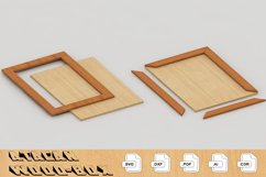 Standart Metric Sizes Frame Bundle - Laser Cut SVG Files 44 Product Image 4