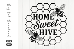 Home Sweet Hive Sublimation PNG Product Image 1