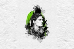 Ink Splash Portrait Wall Art Template Product Image 4