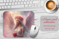 Magic Fairy mouse pad sublimation| Valentines day mouse pad Product Image 1