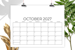 2027 8.5x11 Inch DIY Calendar Template Product Image 7