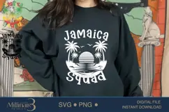 Jamaica Squad Summer Vacation Svg, Family Vacation Png, Fami Product Image 3