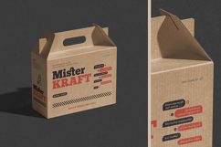 Kraft Gable Box Mockup Product Image 3