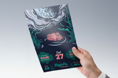 Dreamy Pond Indie Rock Flyer Product Image 3