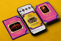 Diwali Celebration a Carousel &amp; Canva Template Product Image 4