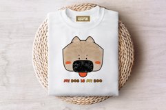 Cute Dog Lover Quotes Sublimation Tee Design 03 Product Image 1
