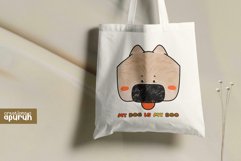Cute Dog Lover Quotes Sublimation Tee Design 03 Product Image 3