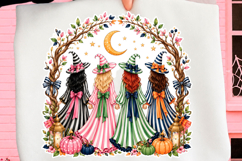 Witch Sisters Halloween PNG Product Image 1