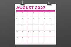 2027 Square Bold Color 12x12 Calendar Product Image 4