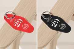 Retro Keychain Branding Mockup Product Image 3