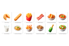 Food PNG Clipart Set 30 Items for Sublimation &amp; Print Product Image 3