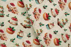 10 seamless Christmas patterns Product Image 6