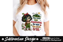 The View Was Breathtaking So Was The Climb Clipart Product Image 1