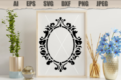 Stencil Vintage Ornate Frame Product Image 3