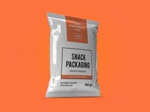 Snack Pouch Packaging 3D Mockup Template Bundle Product Image 5