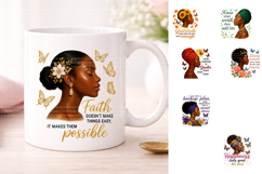 Black Woman Christian Sublimation Designs Product Image 3