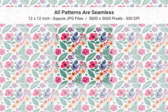 Colorful Floral &amp; Leafy Pattern Set Product Image 3