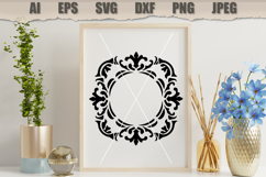 Stencil Vintage Ornate Frame Product Image 3