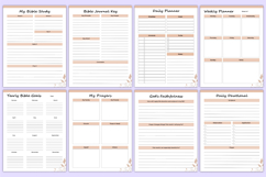 2026 Bible &amp; Devotional Journal Canva Template Product Image 3