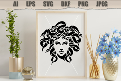 Stencil Medusa Face Product Image 3
