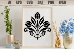 Stencil Tulip Floral Product Image 3