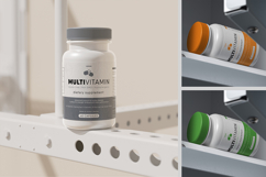 Fitness Supplement Bottle Mockup Product Image 3