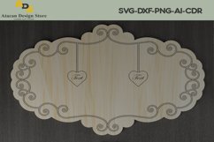 Family Names Keepsake Sign / Personalise Family Members 274 Product Image 3